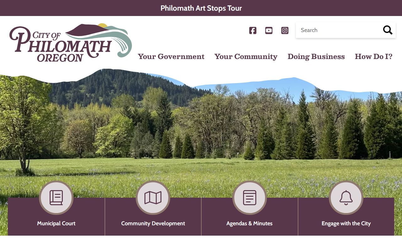 Benton County criminal history Philomath city records source